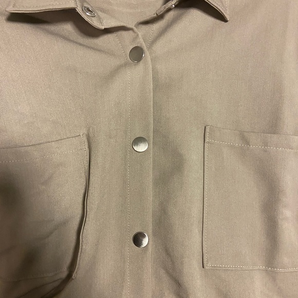 Cinch Overshirt Dress - Brand New - Picture 6 of 8